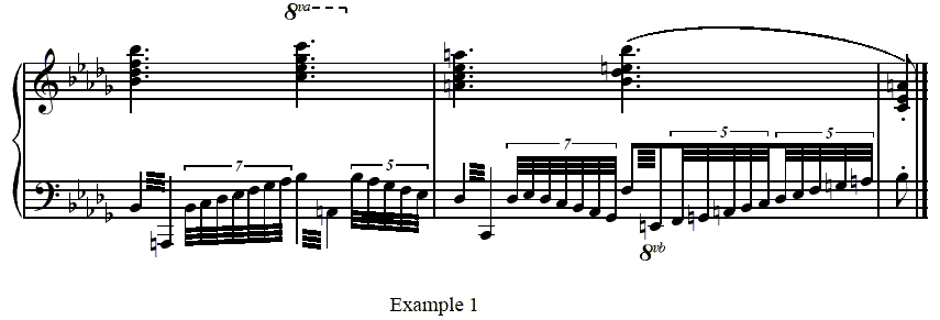 Example 1 - Click to play MIDI file