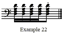 Example 22 - Click to play MIDI file