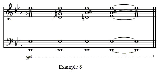 Example 8 - Click to play MIDI file